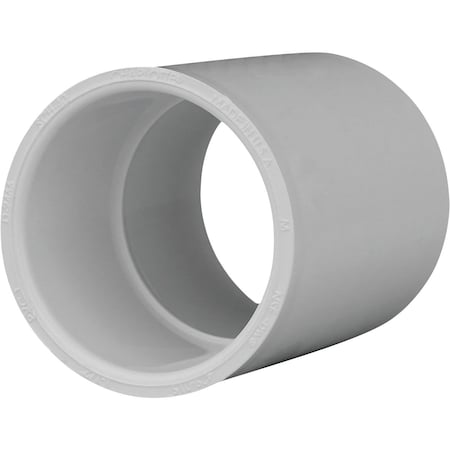 Charlotte Pipe And Foundry 1-1/2 In. Sch. 40 PVC Coupling PVC 02100  1400HA